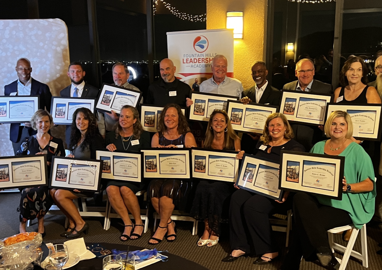 Honored to be part of Class 9 in this amazing program that prepares the future leaders of Fountain Hills.